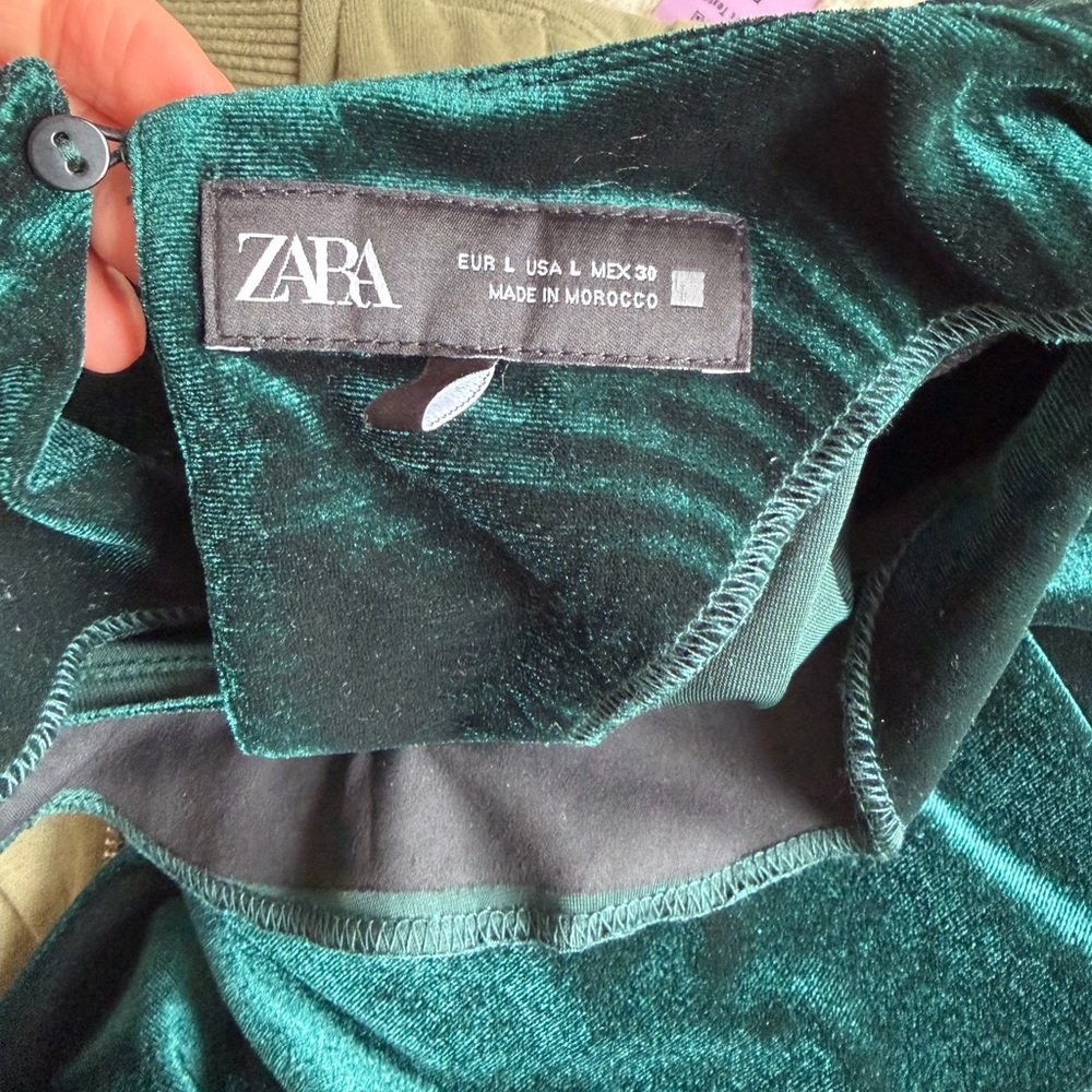 Zara Velvet Midi Dress - Picture 6 of 7